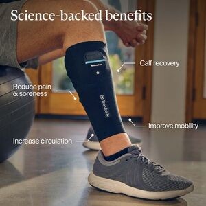 NIB Sealed Therabody RecoveryPulse Calf Compression & Vibration - Size M